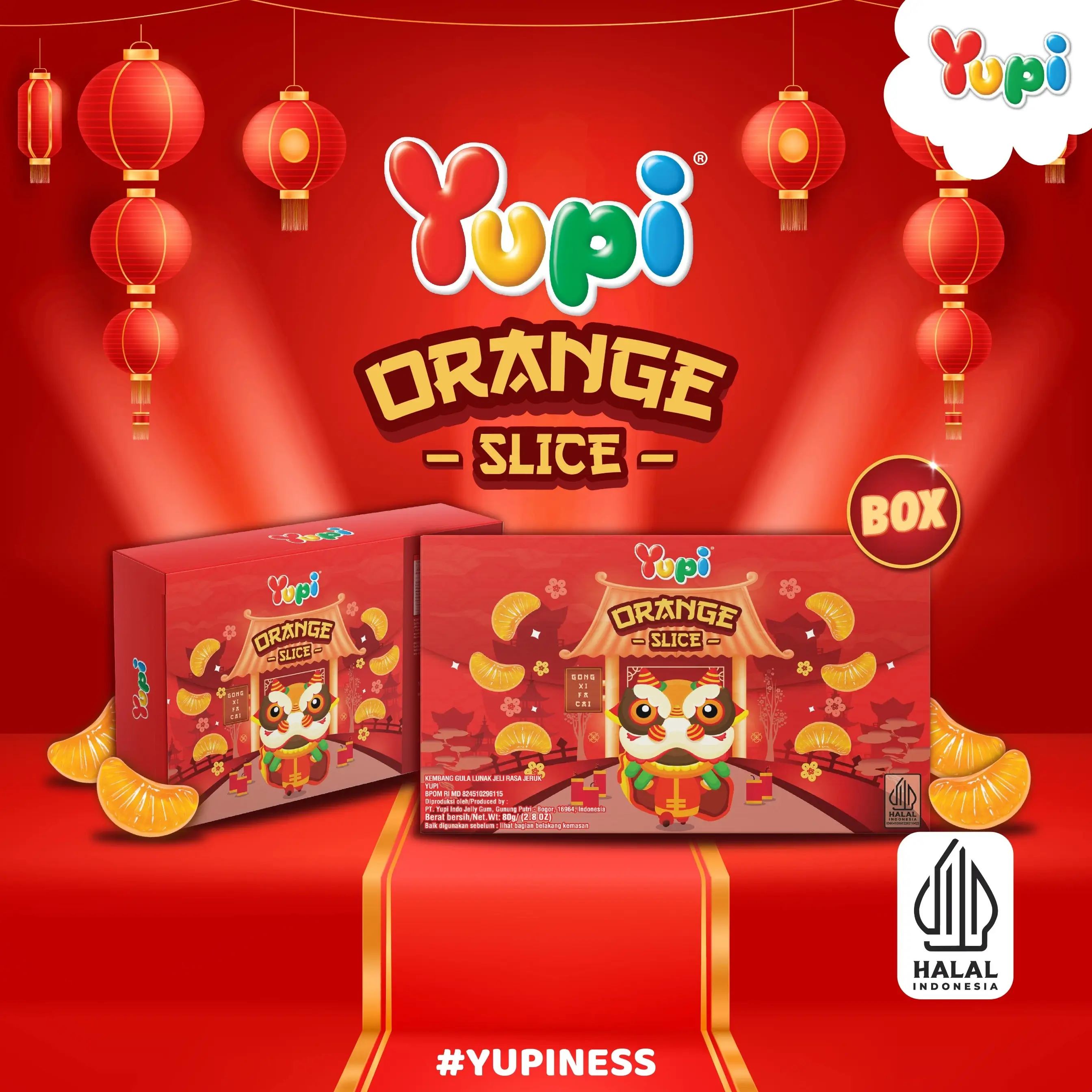 Yupi Orange Slice Box