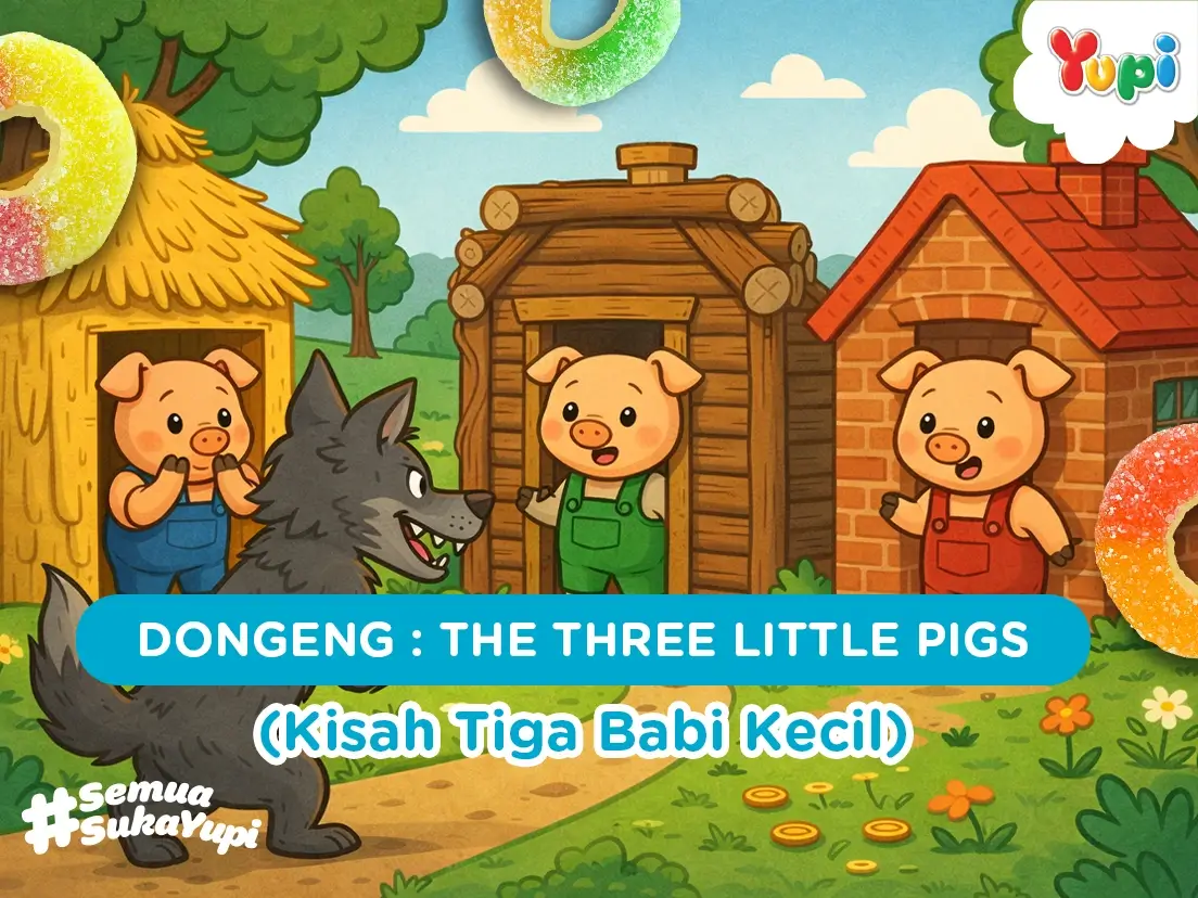 Dongeng The Three Little Pigs (Kisah Tiga Babi Kecil)