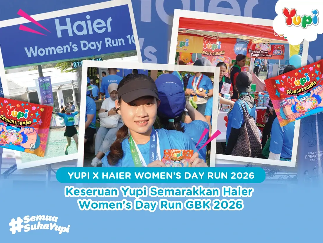 Keseruan Yupi Semarakkan Haier Women's Day Run GBK 2026