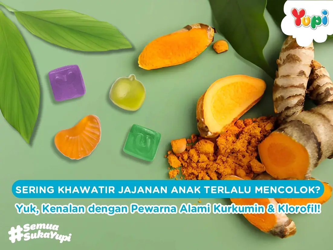 Sering Khawatir Jajanan Anak Terlalu Mencolok? Yuk, Kenalan dengan Pewarna Alami Kurkumin & Klorofil!