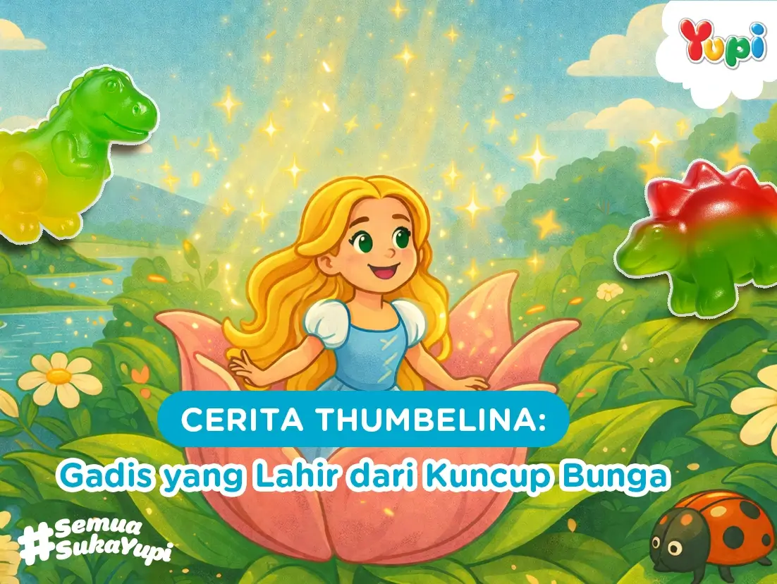 Cerita Thumbelina: Gadis Ajaib yang Lahir dari Kuncup Bunga