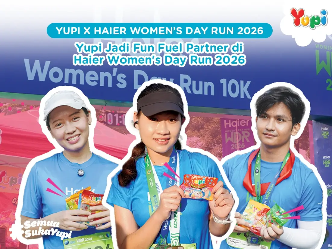 Yupi Jadi Fun Fuel Partner di Haier Women's Day Run 2026