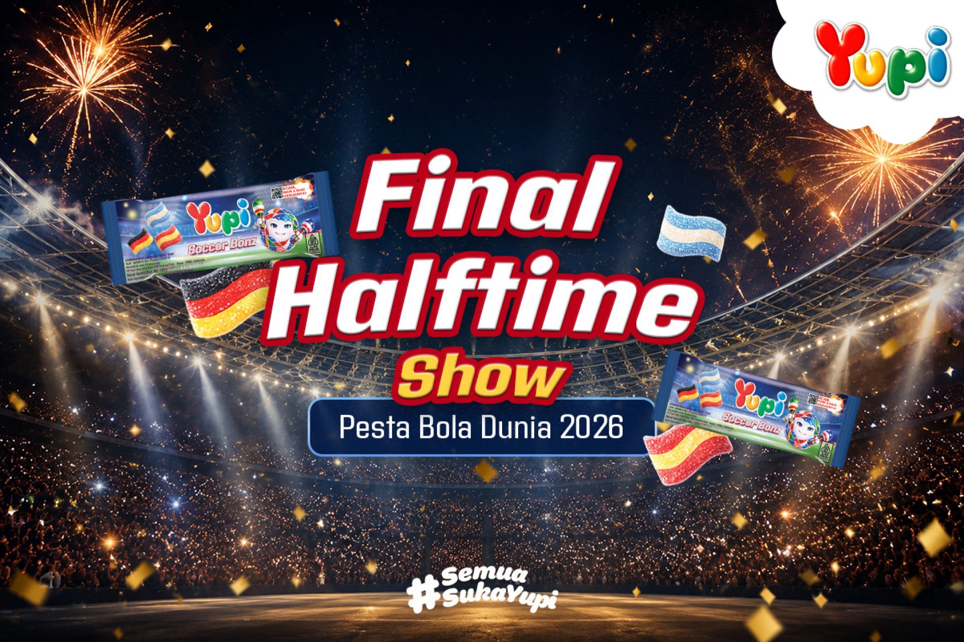Final Halftime Show Pesta Bola Dunia
