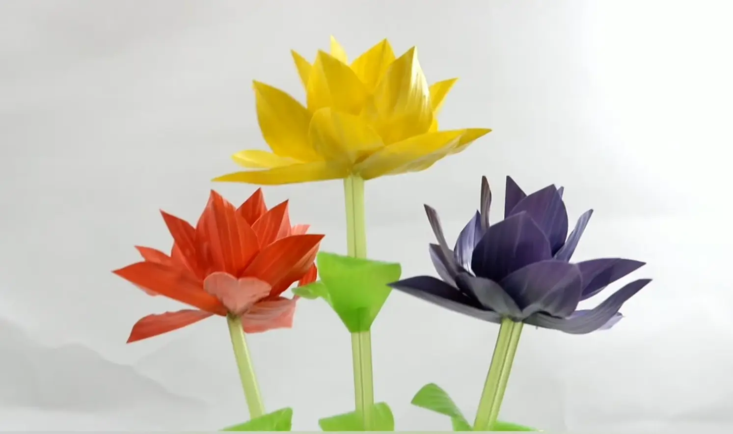 Cara membuat Bunga dari plastik tanpa kawat