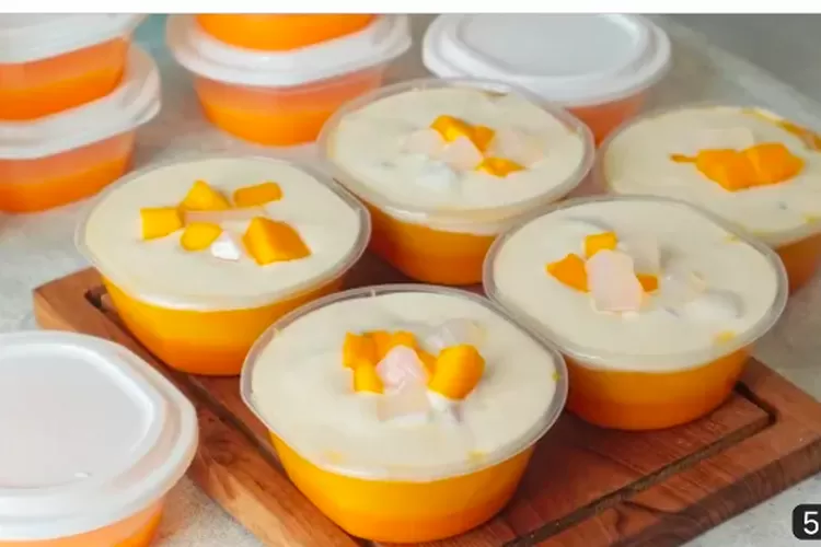 Memasak Bersama Membuat Puding Mangga Dengan Yupi Mango Kiss