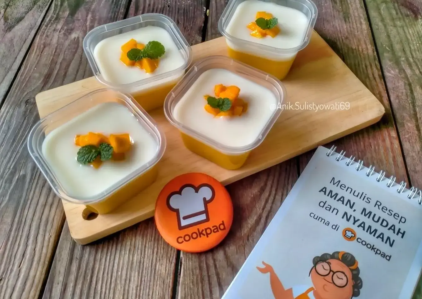 Puding Mangga Keju