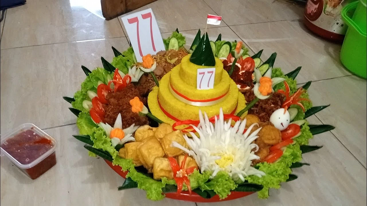 Tumpeng Tema Kemerdekaan