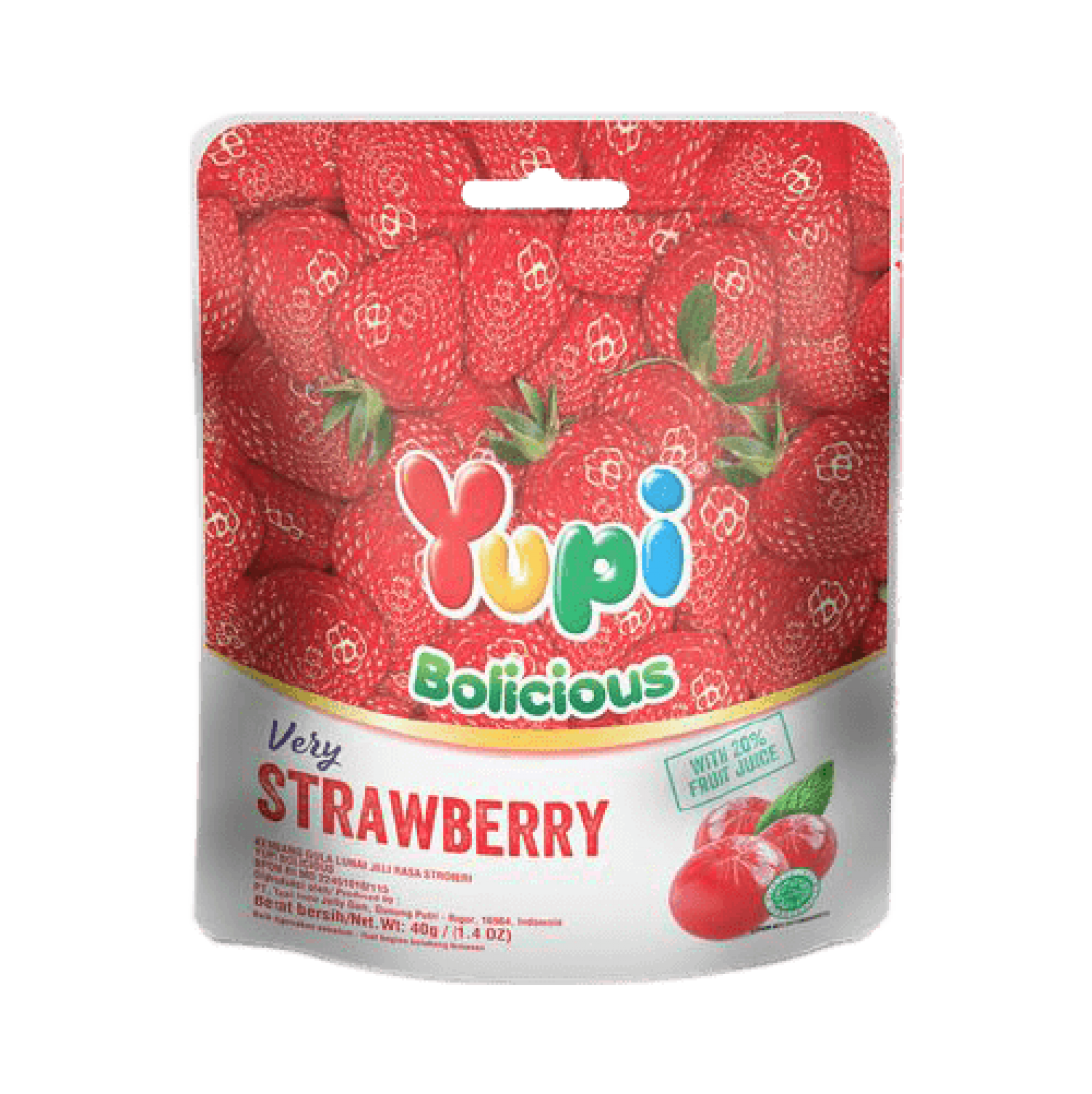 buah berry Bolicious Strawberry 40 gr-min