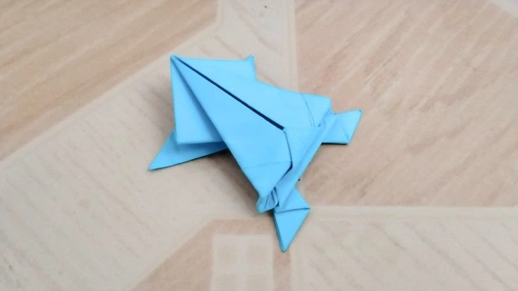 Cara Membuat Katak Dari Kertas Origami