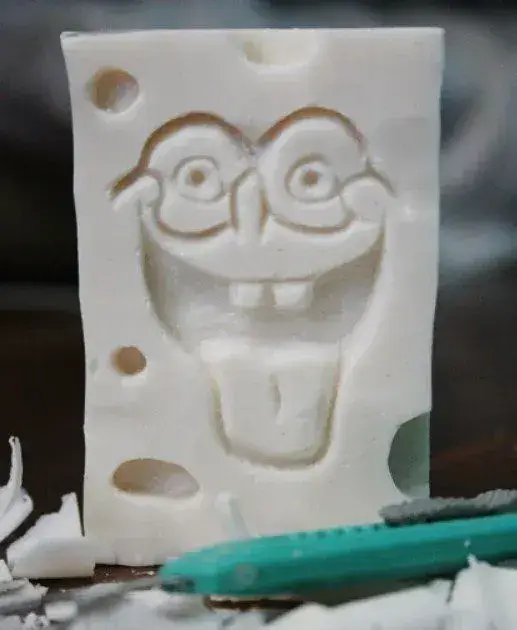 Kerajinan Sabun Berbentuk Spongebob