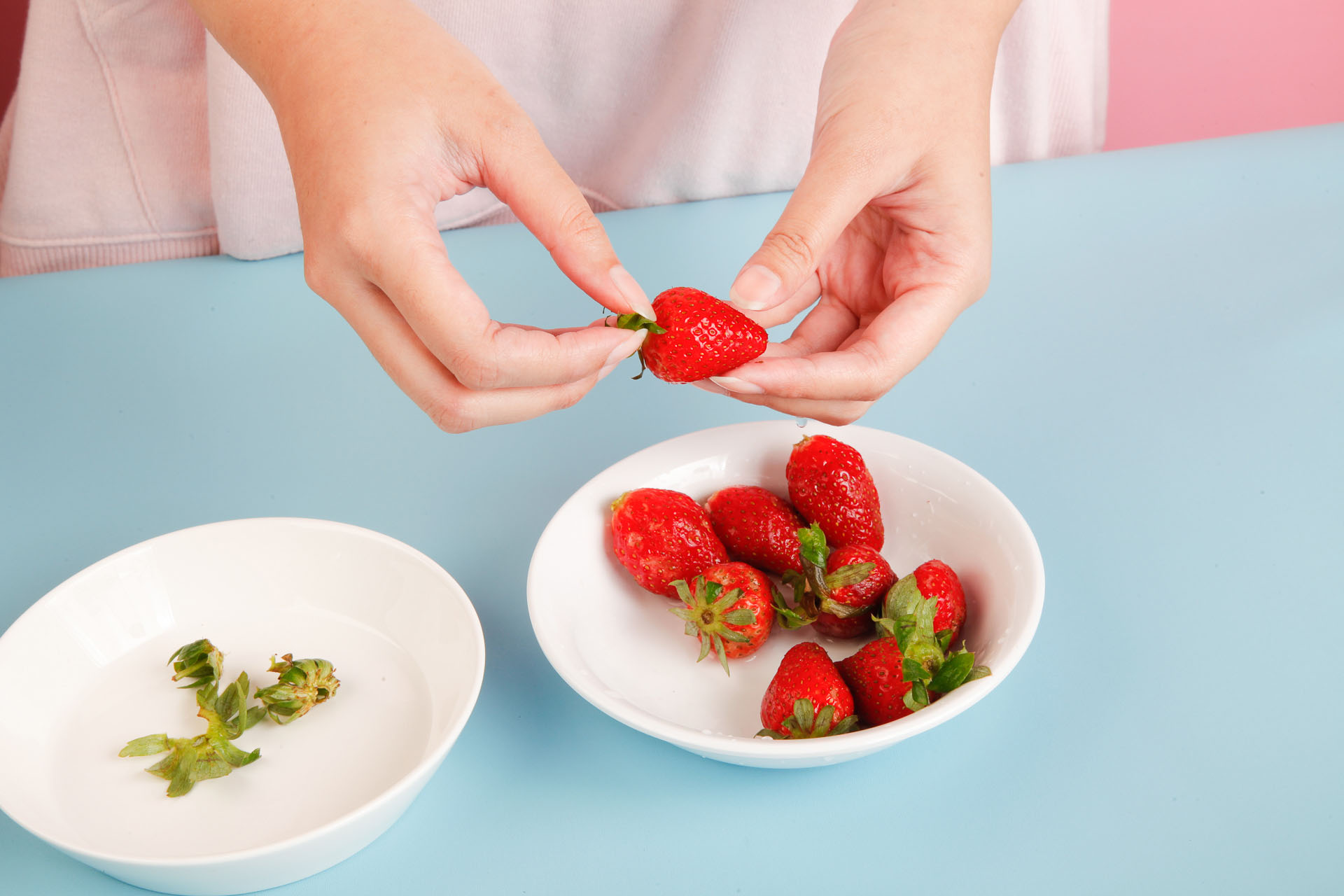 cara membuat Milkshake Strawberry