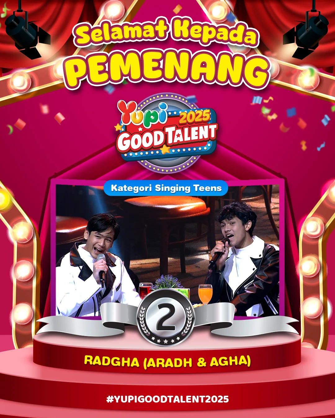 11. Juara 2 Singing Teens