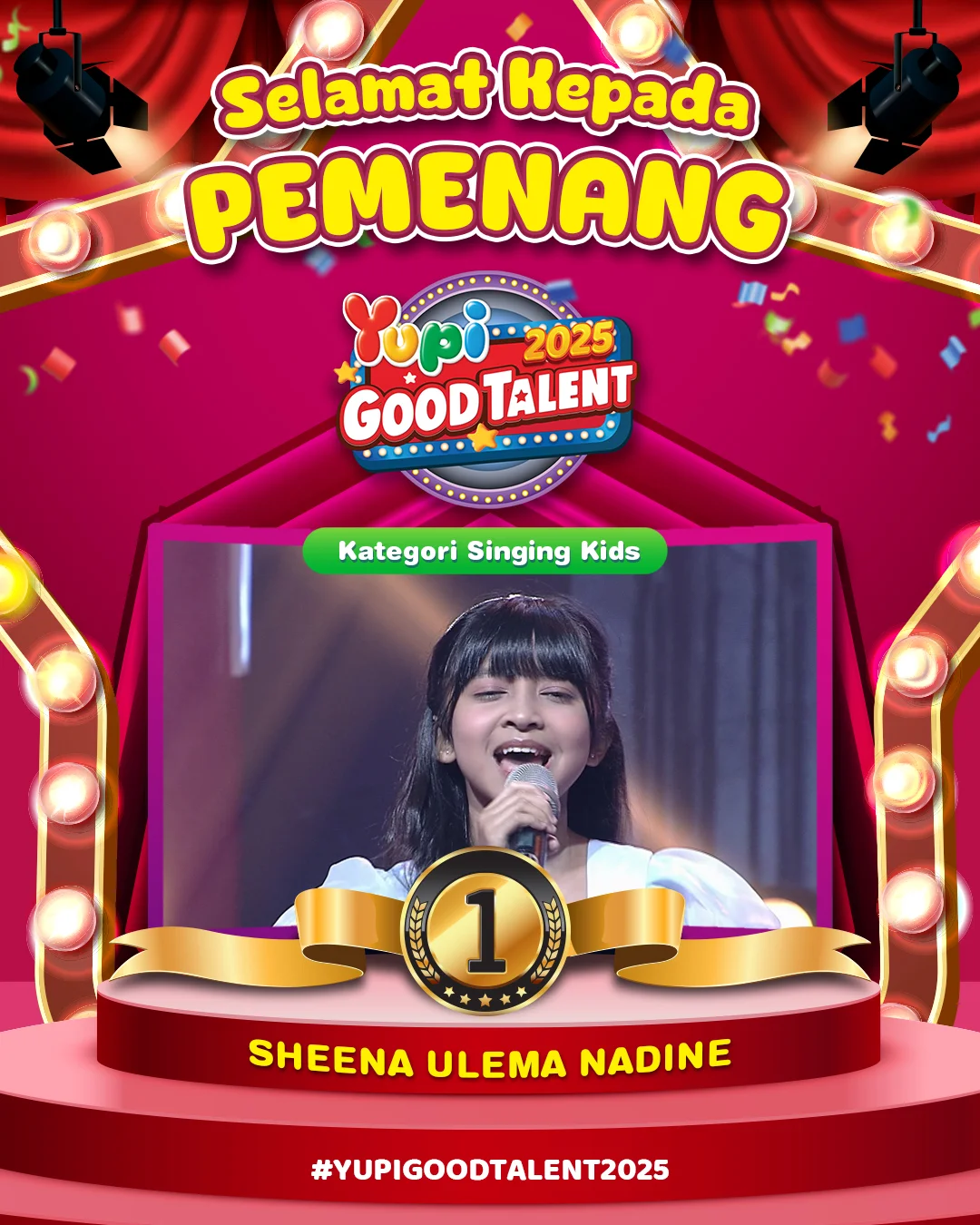 7. Juara 1 Singing Kids